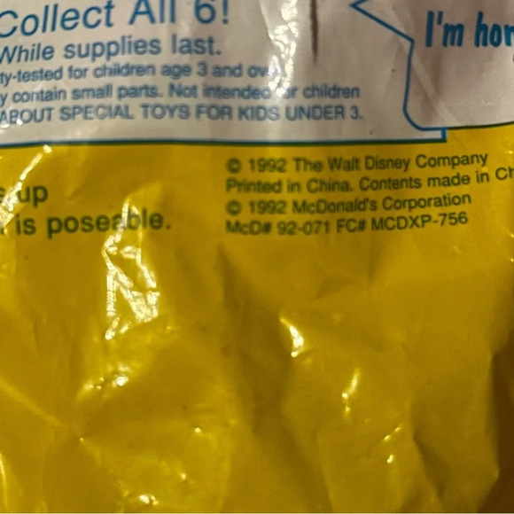 Vtg 1992 Disney‎ Dinosaurs Pump Figures TV Show Sinclair Toy (Lot 5) Mcdonalds - Picture 5 of 6